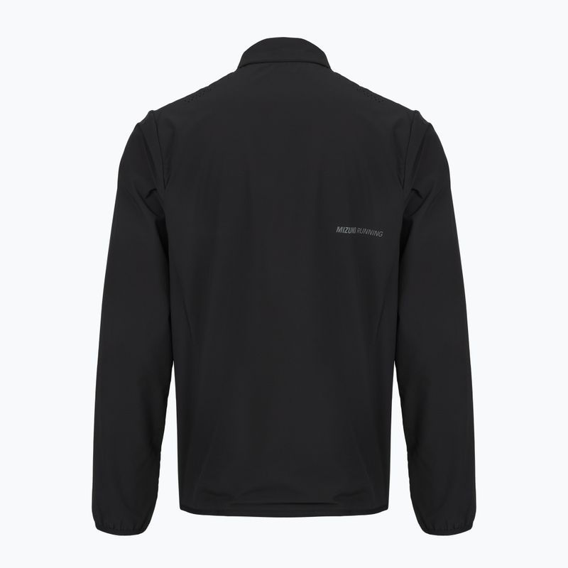 Geacă de alergare pentru bărbați Mizuno Tech Techfill Breath Thermo Jacket black 2
