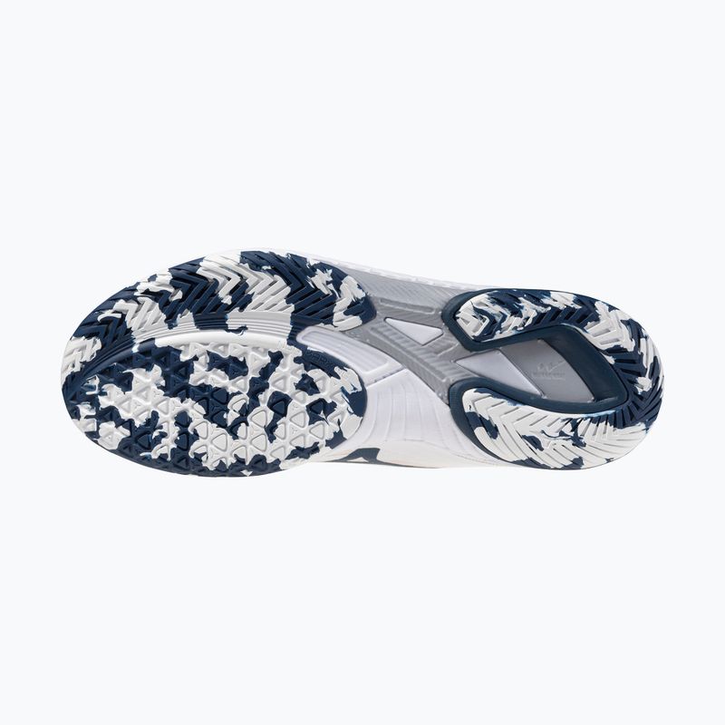 Încălțăminte de tenis pentru bărbați Mizuno Wave Drive Neo 4 white/insignia blue/orange 2