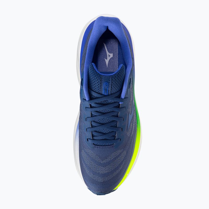 Încălțăminte de alergare pentru bărbați Mizuno Wave Sky 9 estate blue/sirius/lightning yellow 5
