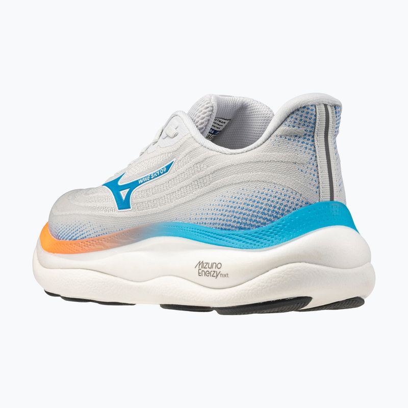 Încălțăminte de alergare pentru bărbați Mizuno Wave Sky 9 cloudscape/blue jewel/lava orange 4