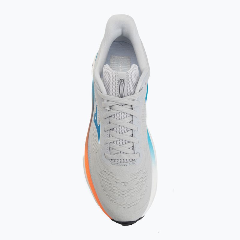 Încălțăminte de alergare pentru bărbați Mizuno Wave Sky 9 cloudscape/blue jewel/lava orange 5