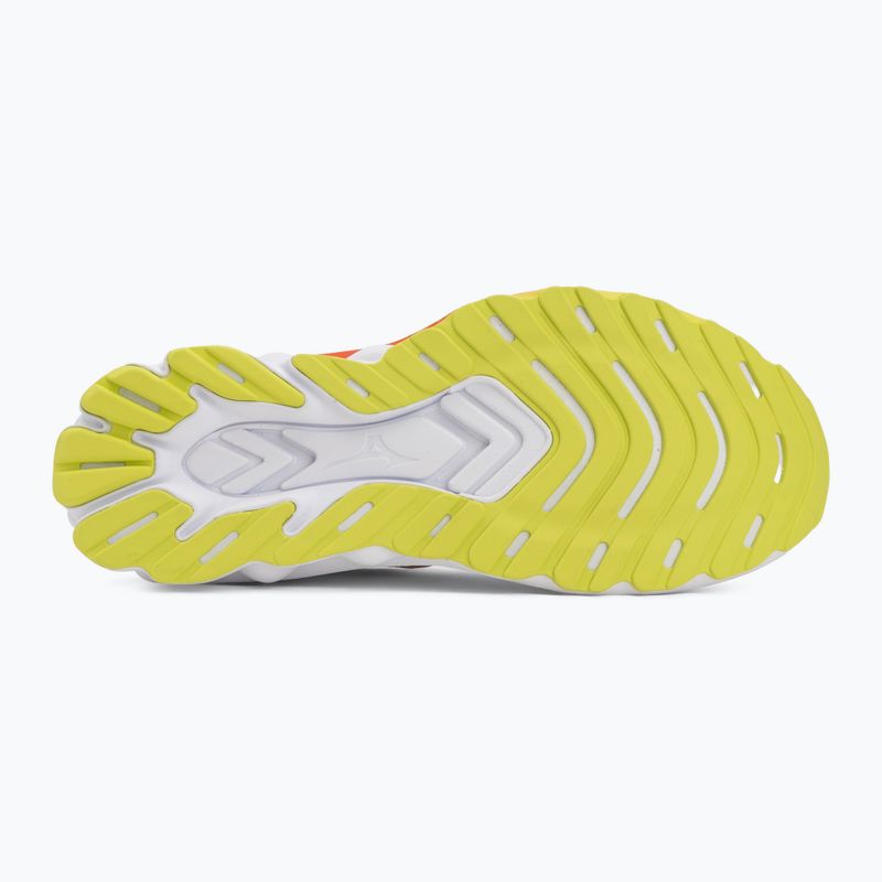 Încălțăminte de alergare pentru bărbați Mizuno Wave Skyrise 7 white/orange/evening primrose 4