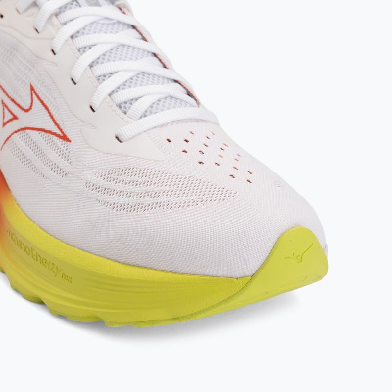 Încălțăminte de alergare pentru bărbați Mizuno Wave Skyrise 7 white/orange/evening primrose 7