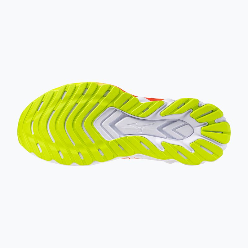 Încălțăminte de alergare pentru bărbați Mizuno Wave Skyrise 7 white/orange/evening primrose 4