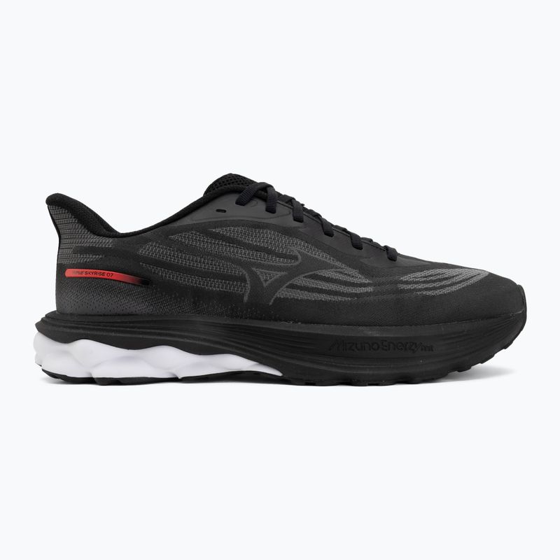 Încălțăminte de alergare pentru bărbați Mizuno Wave Skyrise 7 black/iron gate/tomato puree 2