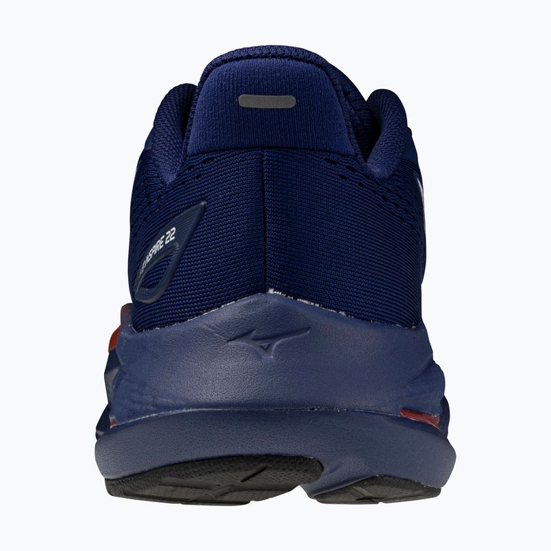 Încălțăminte de alergare pentru bărbați Mizuno Wave Inspire 22 beacon blue/tomato puree/firecracker 3