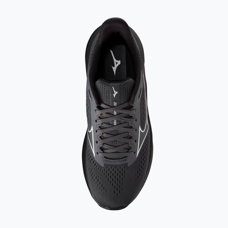Încălțăminte de alergare pentru bărbați Mizuno Wave Inspire 22 blackened pearl/black bean 5