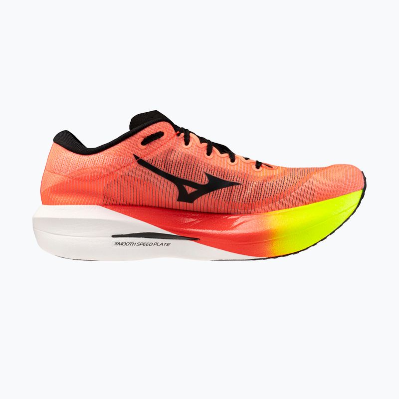 Încălțăminte de alergare Mizuno Hyperwarp Pure lava orange/black/lightning yellow 2