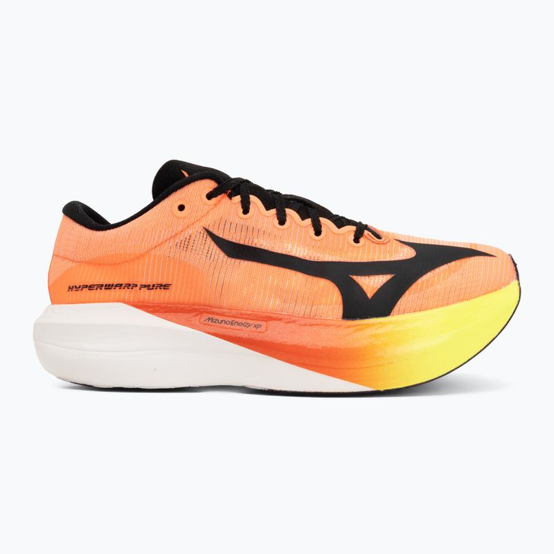 Încălțăminte de alergare Mizuno Hyperwarp Pure lava orange/black/lightning yellow 2