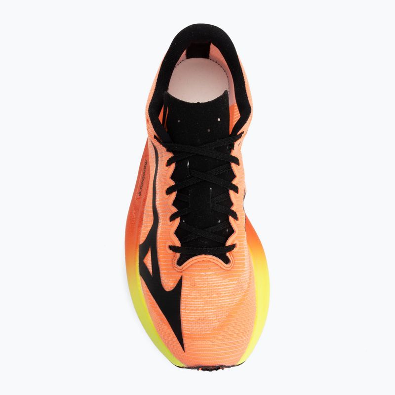 Încălțăminte de alergare Mizuno Hyperwarp Pure lava orange/black/lightning yellow 5