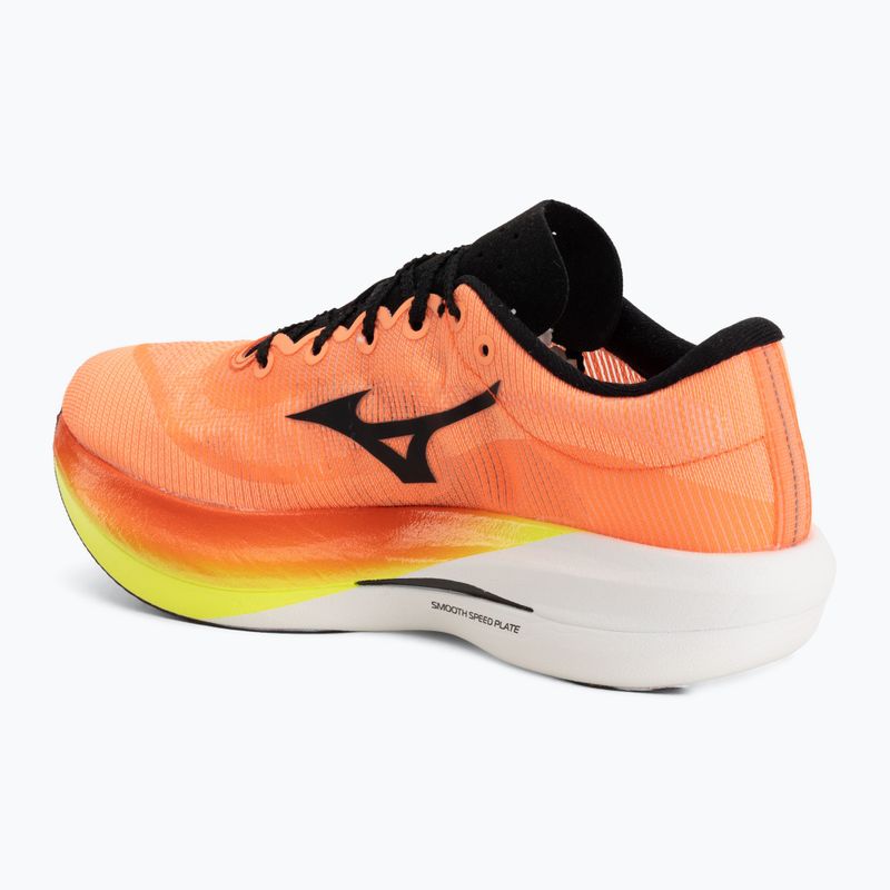 Încălțăminte de alergare Mizuno Hyperwarp Elite lava orange/black/lightning yellow 3