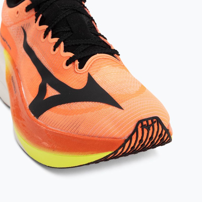 Încălțăminte de alergare Mizuno Hyperwarp Elite lava orange/black/lightning yellow 7