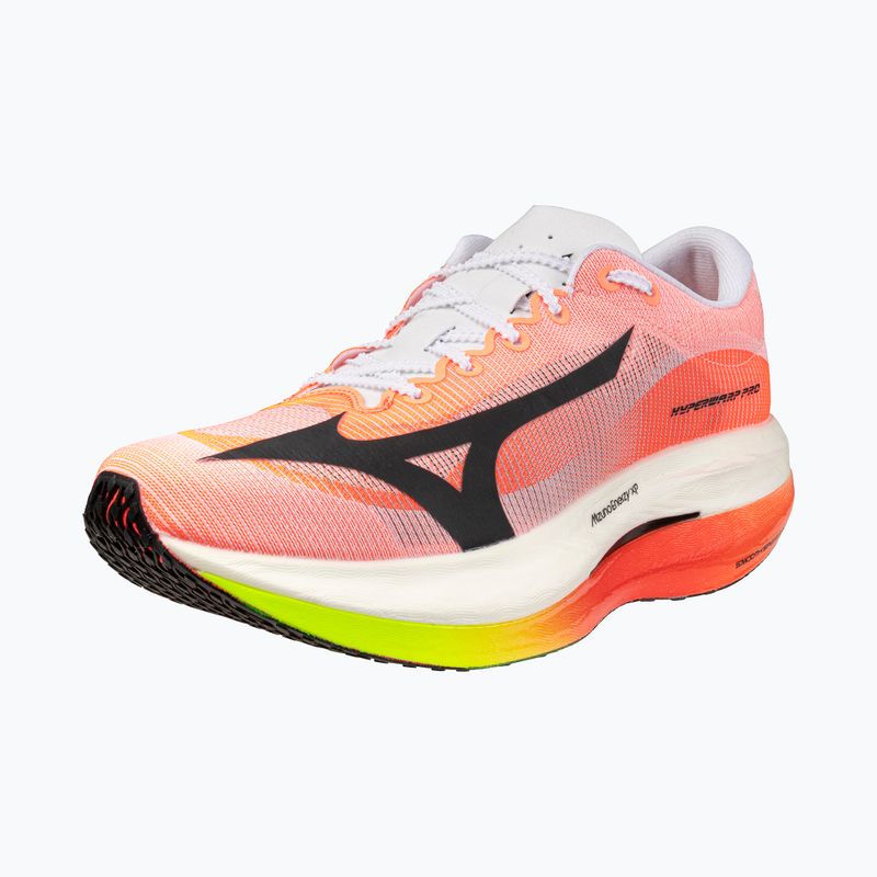 Încălțăminte de alergare Mizuno Hyperwarp Pro white/black/lava orange 3