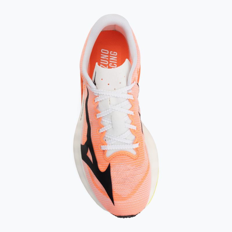 Încălțăminte de alergare Mizuno Hyperwarp Pro white/black/lava orange 5
