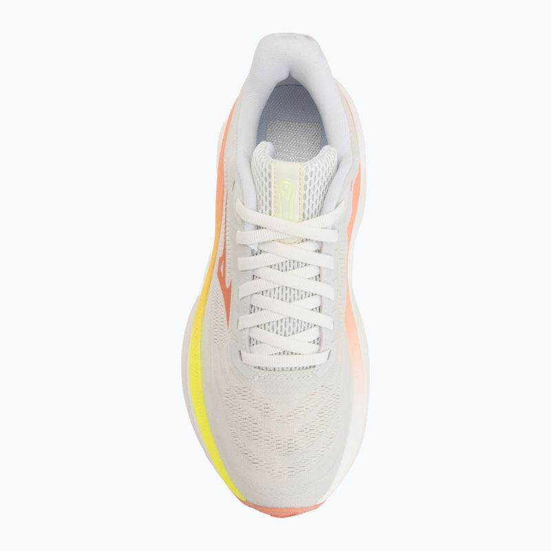 Încălțăminte de alergare pentru femei Mizuno Wave Sky 9 gf white/desert flower/lime pulp 5