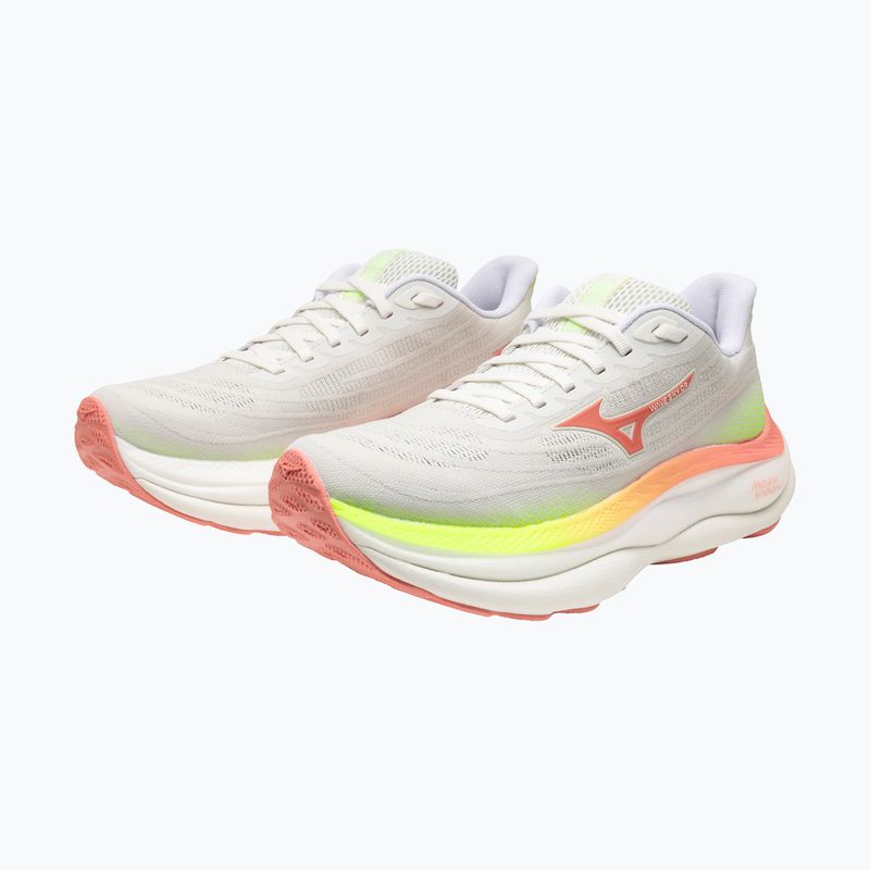Încălțăminte de alergare pentru femei Mizuno Wave Sky 9 gf white/desert flower/lime pulp 5