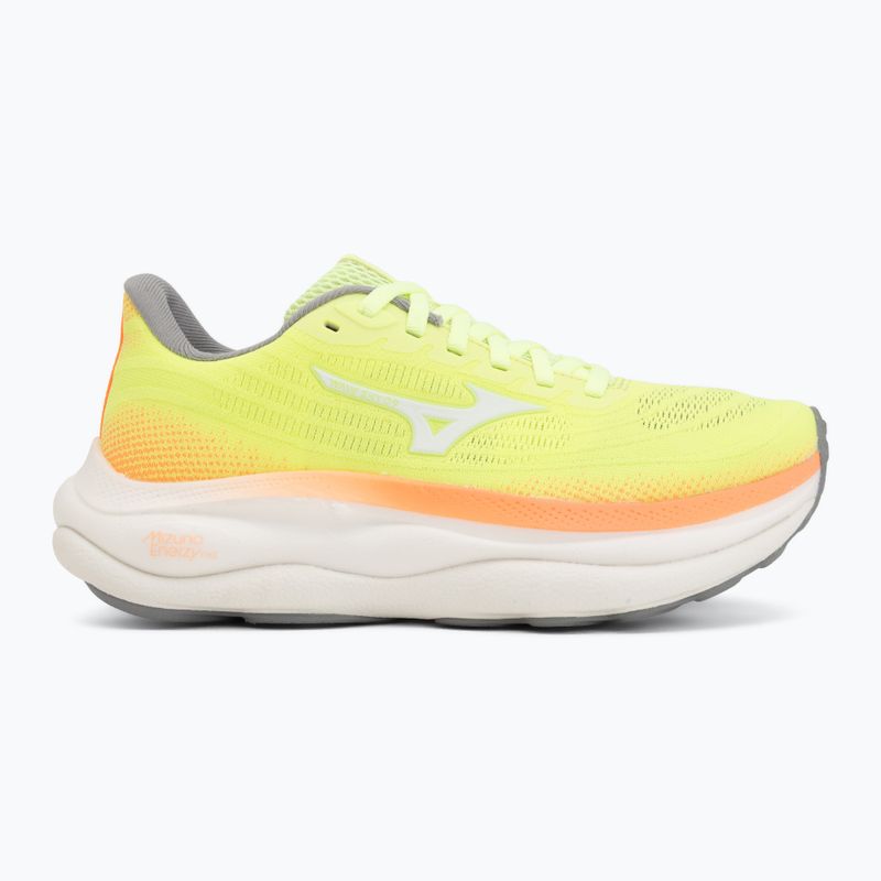 Încălțăminte de alergare pentru femei Mizuno Wave Sky 9 lime pulp/white/flamingo coral 2
