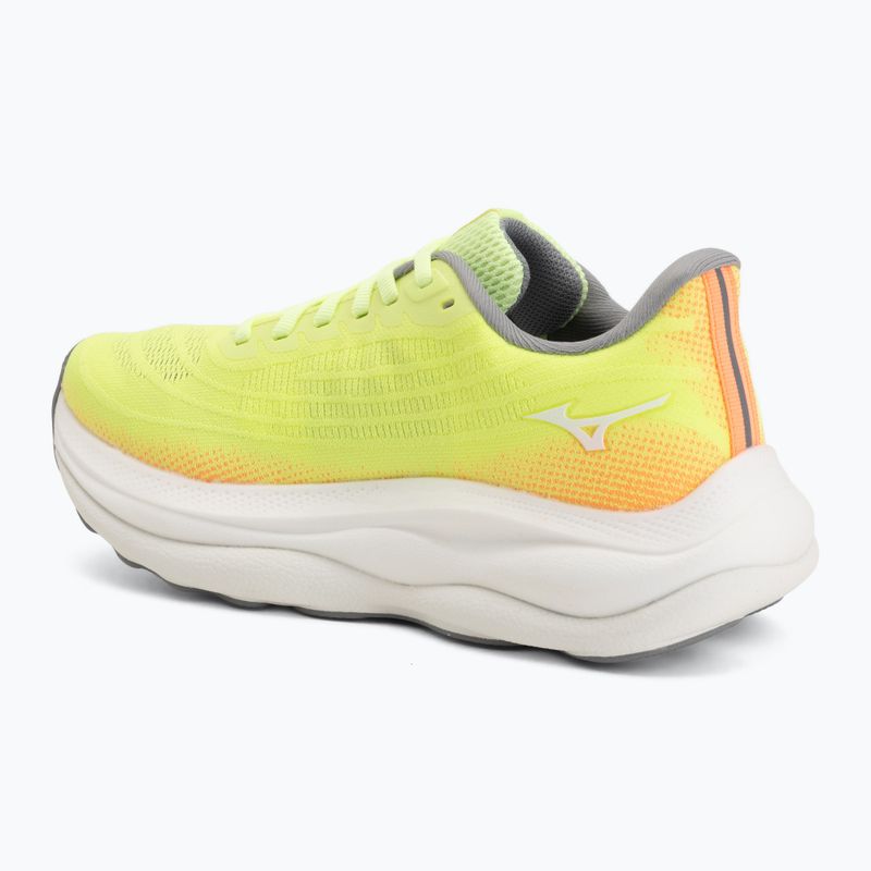 Încălțăminte de alergare pentru femei Mizuno Wave Sky 9 lime pulp/white/flamingo coral 3