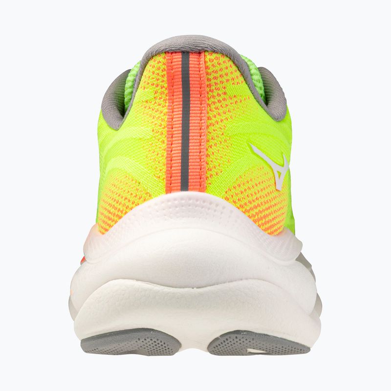 Încălțăminte de alergare pentru femei Mizuno Wave Sky 9 lime pulp/white/flamingo coral 3