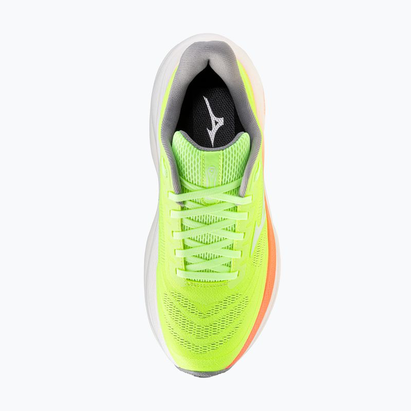 Încălțăminte de alergare pentru femei Mizuno Wave Sky 9 lime pulp/white/flamingo coral 5