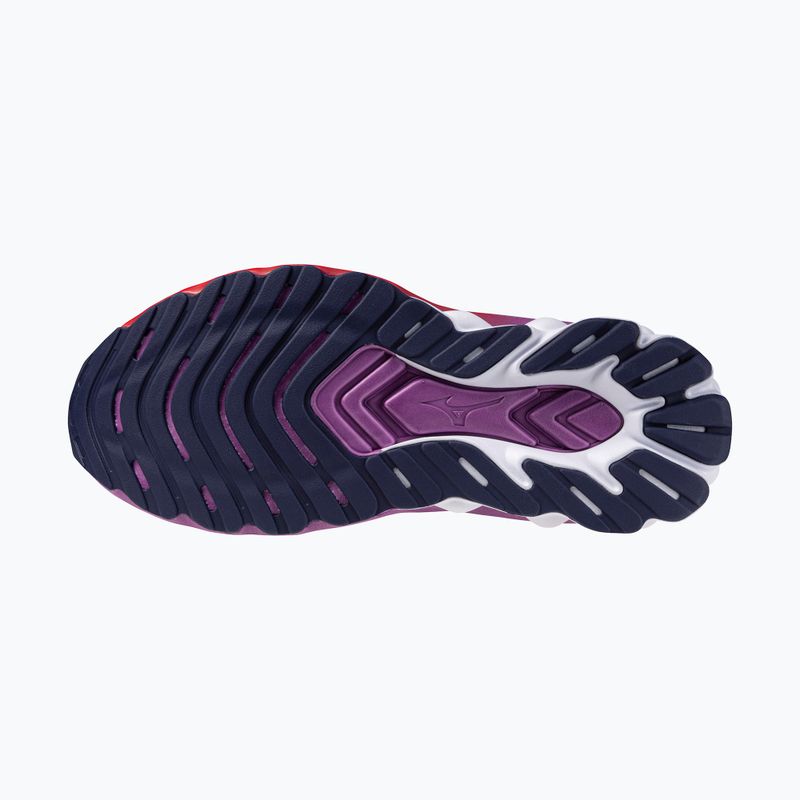 Încălțăminte de alergare pentru femei Mizuno Wave Skyrise 7 rhodonite/white/tomato puree 4