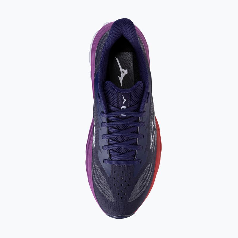 Încălțăminte de alergare pentru femei Mizuno Wave Skyrise 7 rhodonite/white/tomato puree 5