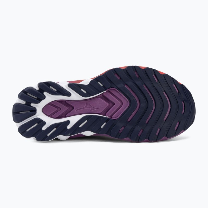 Încălțăminte de alergare pentru femei Mizuno Wave Skyrise 7 rhodonite/white/tomato puree 4