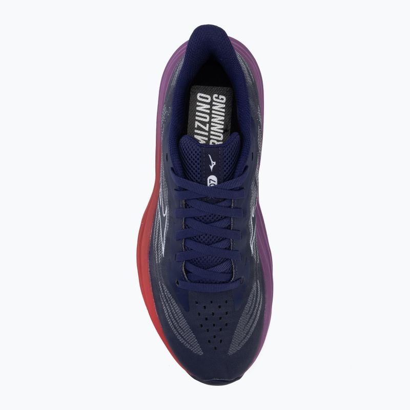 Încălțăminte de alergare pentru femei Mizuno Wave Skyrise 7 rhodonite/white/tomato puree 5