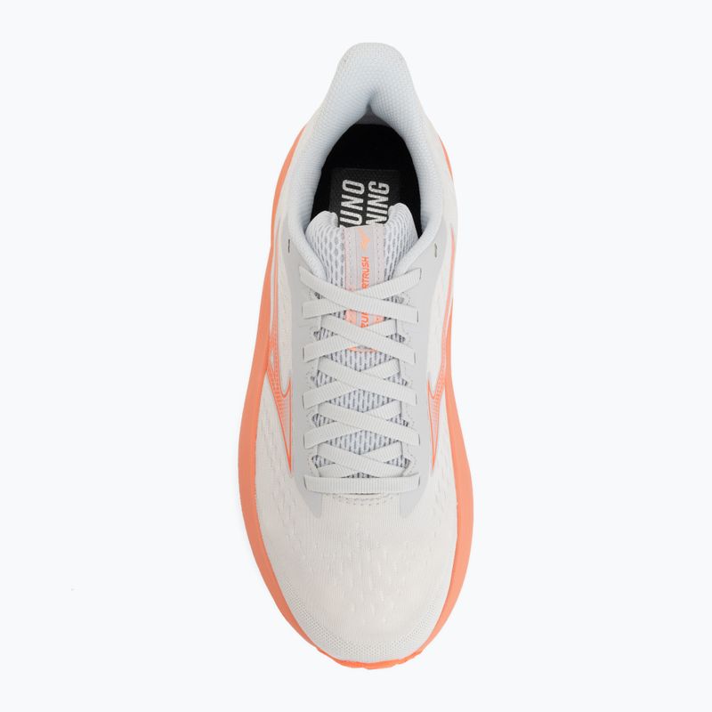 Încălțăminte de alergare pentru femei Mizuno Fortrush cloudscape/lava orange/flamingo coral 5