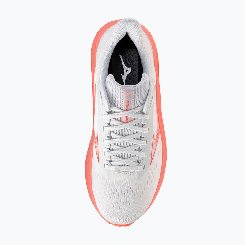 Încălțăminte de alergare pentru femei Mizuno Fortrush cloudscape/lava orange/flamingo coral 5