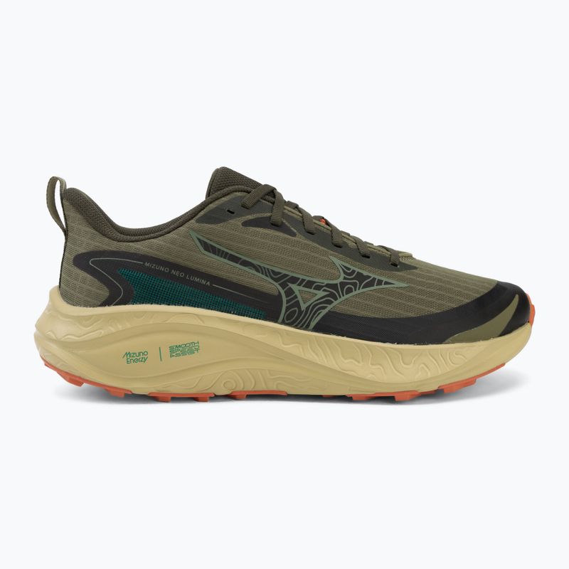 Încălțăminte de alergare pentru bărbați Mizuno Neo Lumina martini olive/forest night/ginger 2