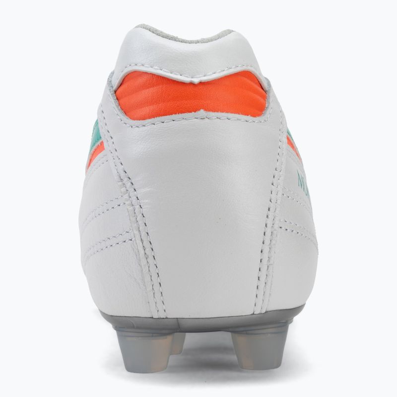Încălțăminte de fotbal Mizuno Morelia II Japan FG white/arcadia/lava orange 6