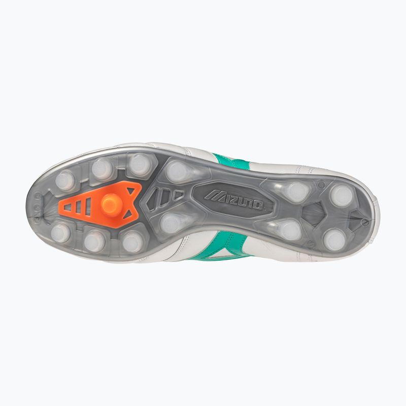 Încălțăminte de fotbal Mizuno Morelia II Japan FG white/arcadia/lava orange 2