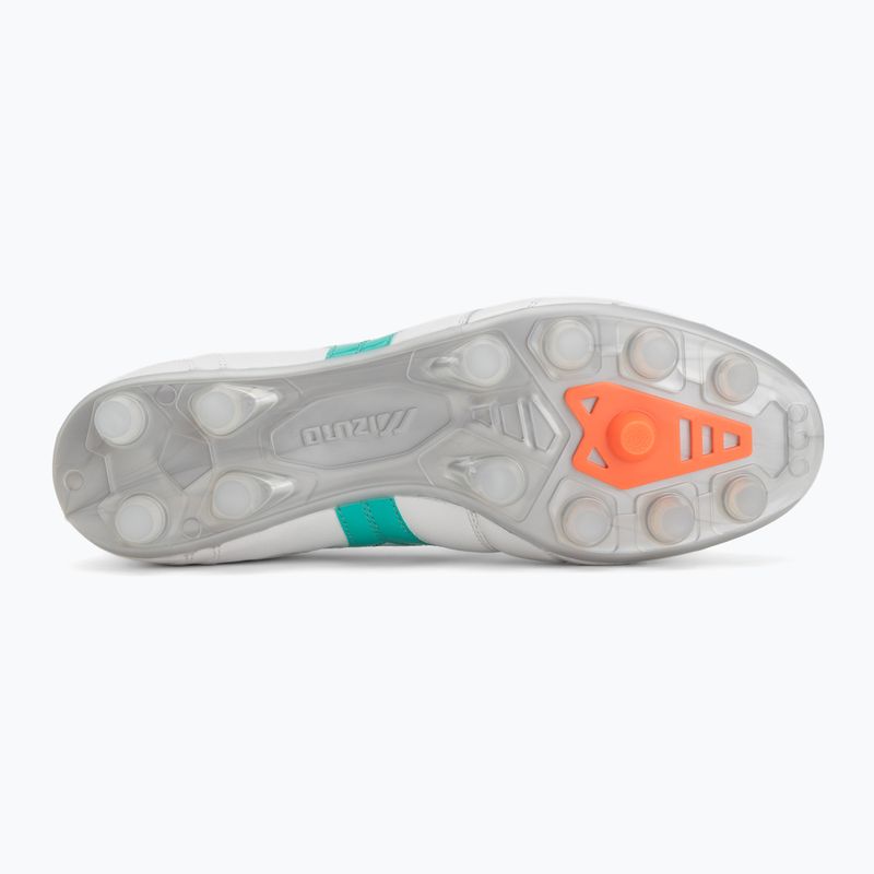 Încălțăminte de fotbal Mizuno Morelia II Elite FG white/arcadia/lava orange 4