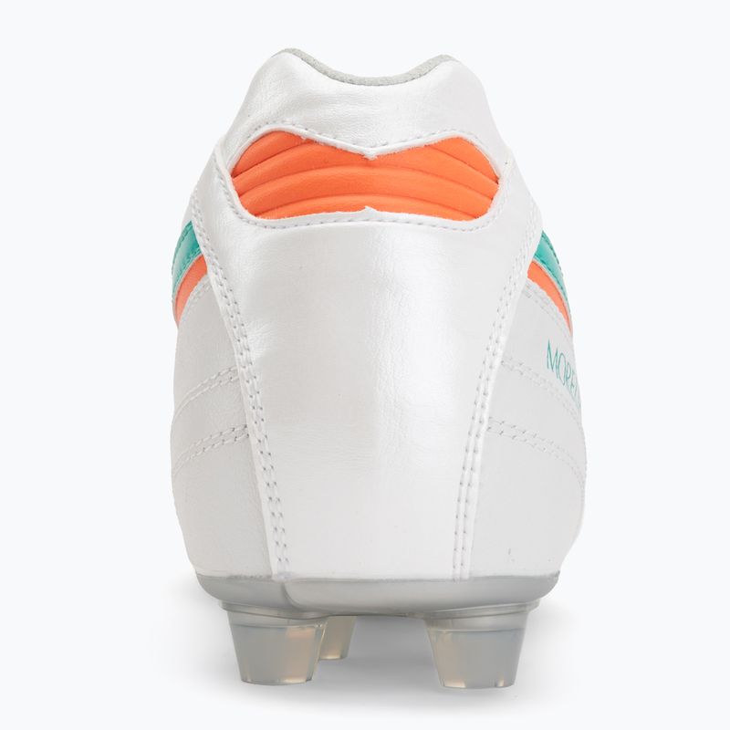 Încălțăminte de fotbal Mizuno Morelia II Elite FG white/arcadia/lava orange 6