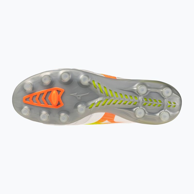 Încălțăminte de fotbal Mizuno Monarcida Neo III Elite FG white/evening primrose/lava orange 2