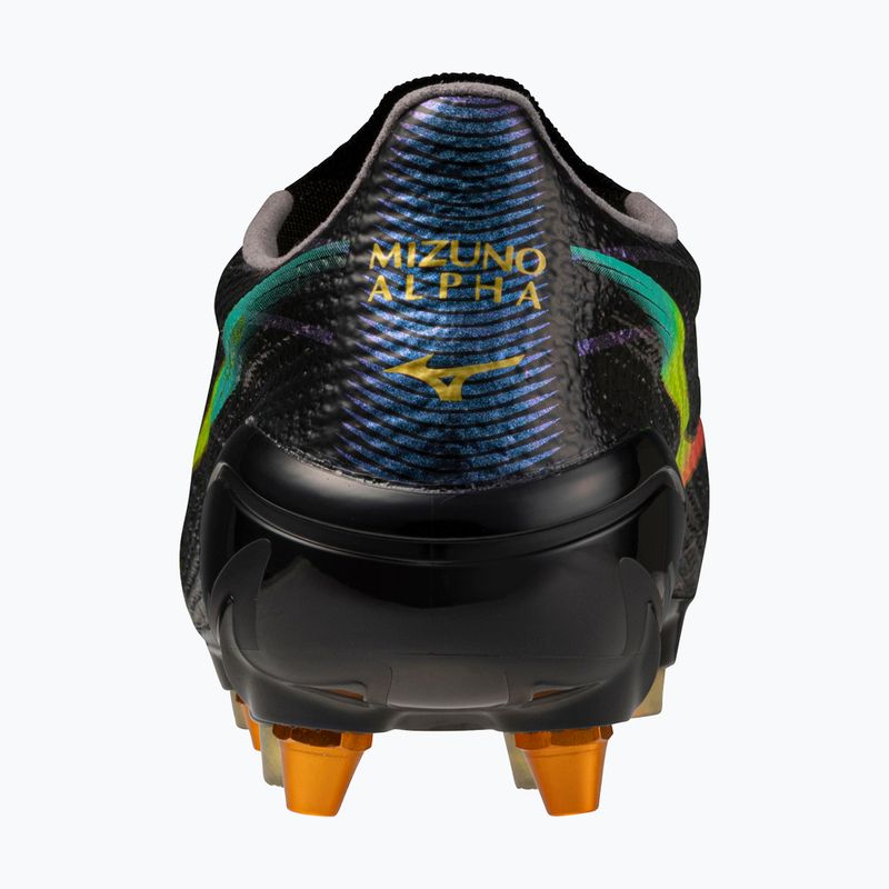 Încălțăminte de fotbal Mizuno Alfa III Elite Mix black/lava orange/evening primrose 3
