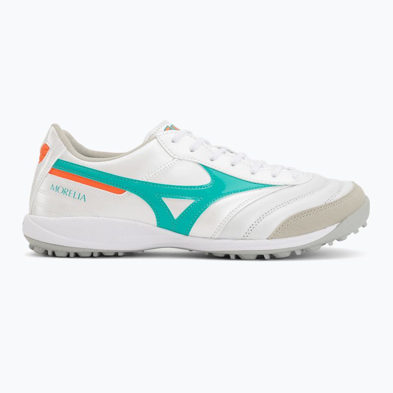 Încălțăminte de fotbal Mizuno Morelia Sala Elite TF white/arcadia/lava orange 2