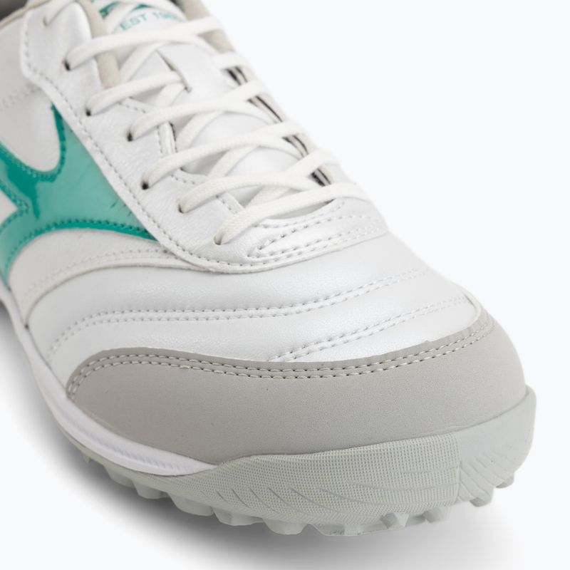 Încălțăminte de fotbal Mizuno Morelia Sala Pro TF white/arcadia/lava orange 7