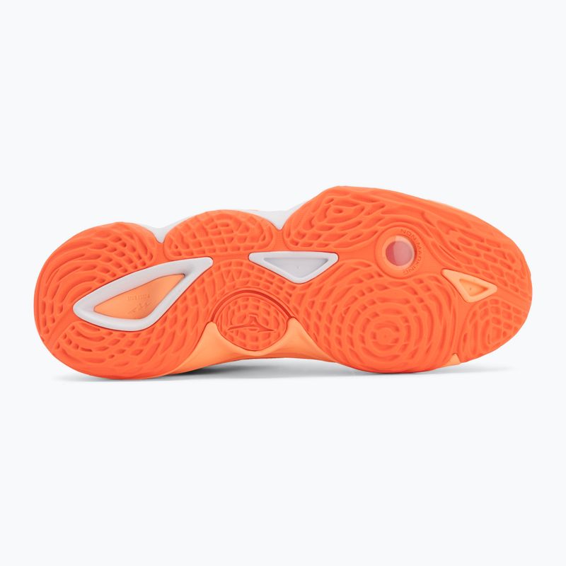 Încălțăminte de volei Mizuno Wave Momentum Elite flamingo coral/lava orange/white 4
