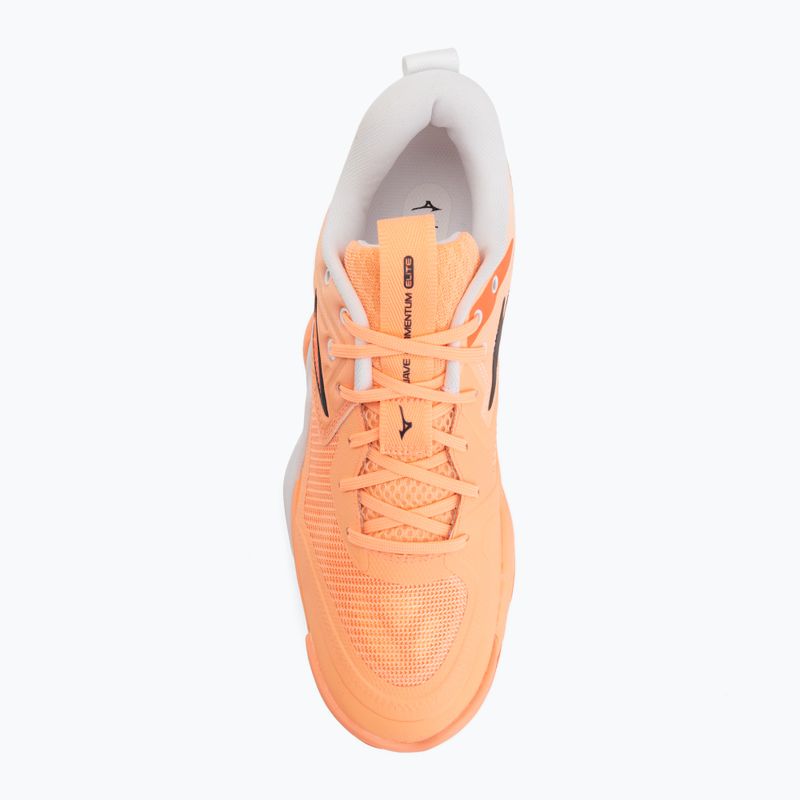 Încălțăminte de volei Mizuno Wave Momentum Elite flamingo coral/lava orange/white 5