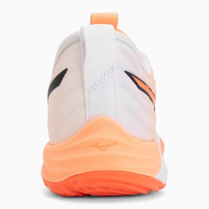 Încălțăminte de volei Mizuno Wave Momentum Elite flamingo coral/lava orange/white 6