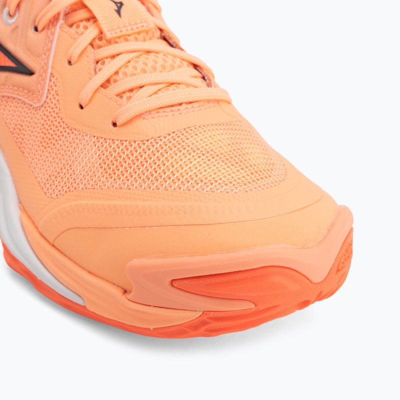 Încălțăminte de volei Mizuno Wave Momentum Elite flamingo coral/lava orange/white 7