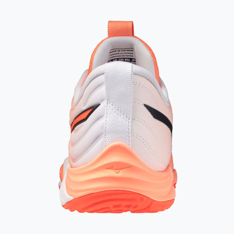 Încălțăminte de volei Mizuno Wave Momentum Elite flamingo coral/lava orange/white 3