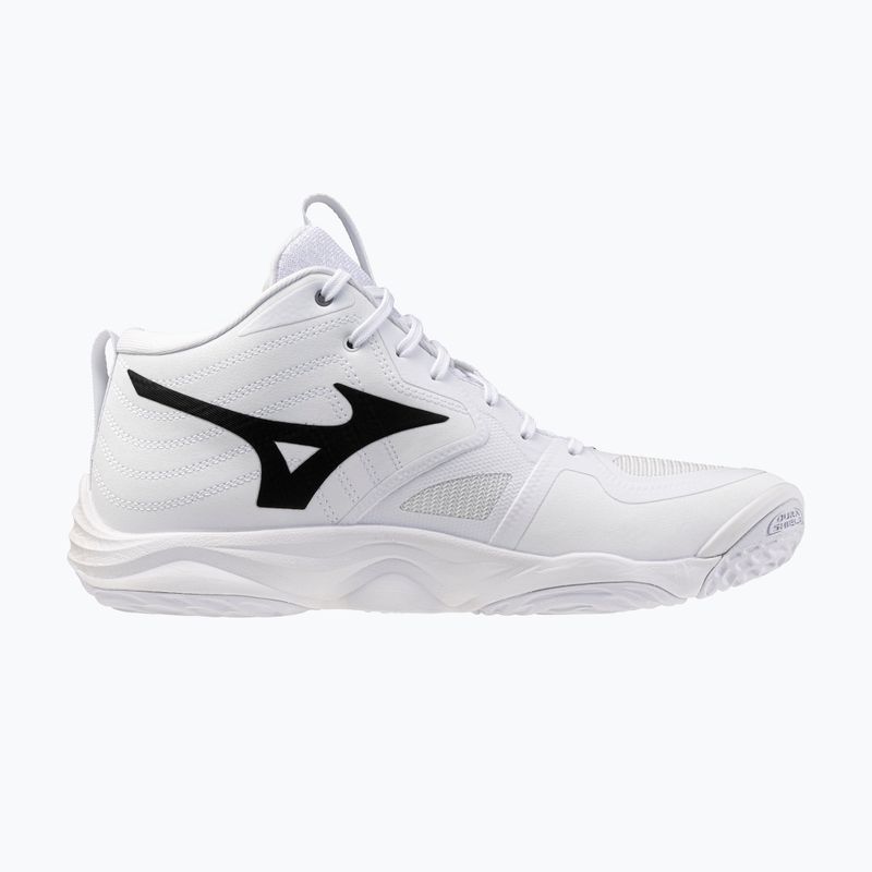 Încălțăminte de volei Mizuno Wave Momentum Elite Mid white/metallic gray/black 2