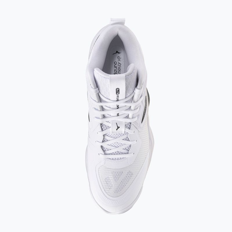 Încălțăminte de volei Mizuno Wave Momentum Elite Mid white/metallic gray/black 5