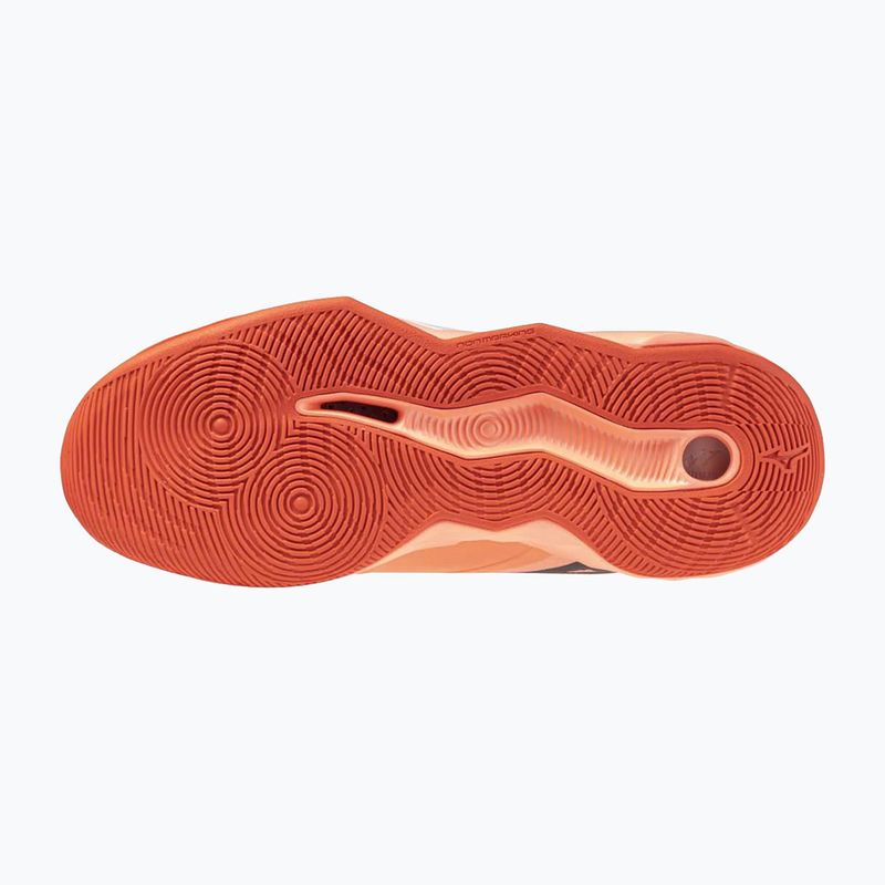 Încălțăminte de volei Mizuno Wave Momentum Pro flamingo coral/carbon/white 2