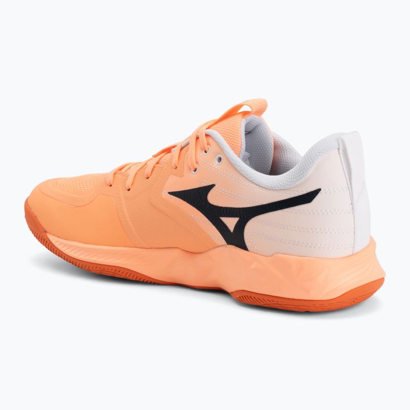 Încălțăminte de volei Mizuno Wave Momentum Pro flamingo coral/carbon/white 3