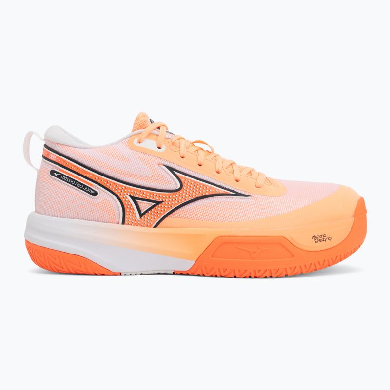 Încălțăminte de volei Mizuno Neo Jump flamingo corallava orange/white 2