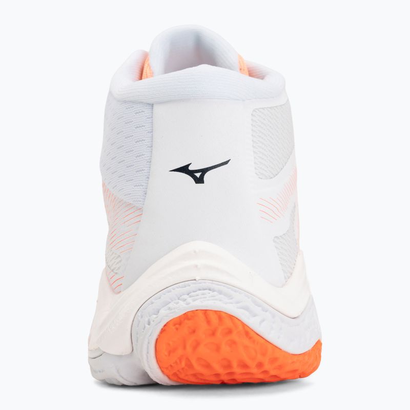 Încălțăminte de volei Mizuno Wave Lightning Elite Mid Flamingo Coral/Lava Orange/White 6